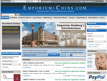 Tablet Screenshot of emporium-coins.com